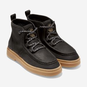 Cole Haan All Day Summit Chukka Bootie Black Suede  Women's Size 10.5